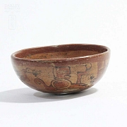 Vasija policromada Maya