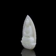 Figura de jade blanco 