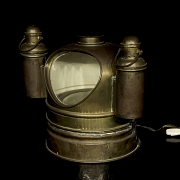 Navigation compass in logbook, early 20th century