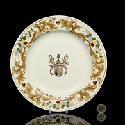 Plato de porcelana
