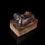 Jade seal ‘Reclining Animal’, Ming dynasty