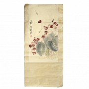 Chinese painting ‘Flowers and Dragonflies’, 20th century