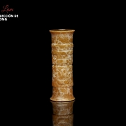 Colgante de jade tallado, cultura Liangzhu