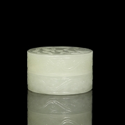 Caja de jade blanco
