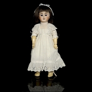 Muñeca de porcelana Dressel & Kister (Bébé D & K), Alemania, pps.s.XX