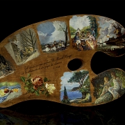 Paleta de pintor a
