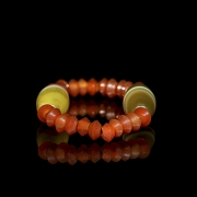 Pulsera de cuentas de ágata con 