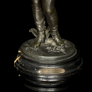 Pareja figuras de bronce 