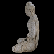 Gran figura de piedra tallada 