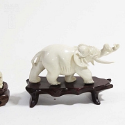 Elefante y almeja de marfil - 1