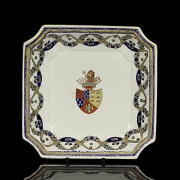Plato de porcelana