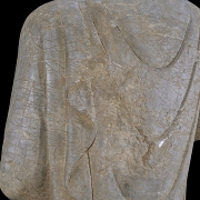 Gran figura de piedra tallada 