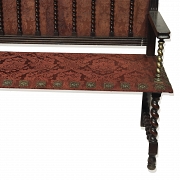 Banco de madera noble, s.XIX
