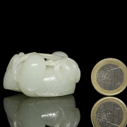 Jade figure ‘Birds with Branch’, Qing dynasty