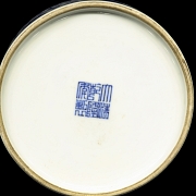 Porcelain box with dragon, 20th century - 5