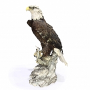 Giuseppe Tagliariol “Águila americana”, Italia, ca. 1985