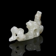 Hetian jade brush holder ‘Gongshi’, Qing dynasty