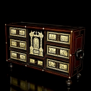 Bargueño de madera de fabricación valenciana, s.XX