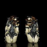 Pareja de figuras de cerámica 