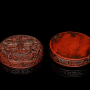 Caja de madera lacada