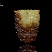 Placa de jade tallado