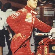 Fotografía firmada por Michael Schumacher, Scuderia Ferrari F1, ca. 1997-2000 - 2