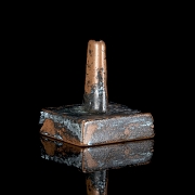 Square copper seal, Qing dynasty