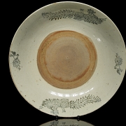 Two large glazed ceramic plates, ‘Phoenix and Patterns’, Qing dynasty - 2