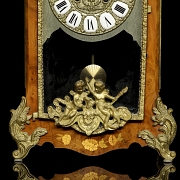 Louis XV style mantel clock by Franz Hermle and Sons - 6