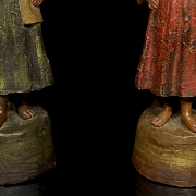 Pair of terracotta figures in Orientalist style, 20th century - 6