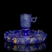 Conjunto de liulí de copa y plato
