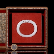 Brazalete de jade blanco 