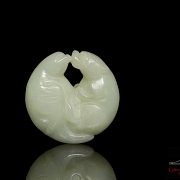 Jade pendant ‘Beasts’, Qing dynasty
