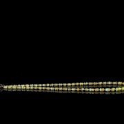 Collar con cuentas de ópalo amarillo