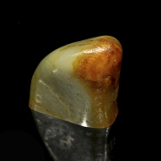 Sello de jade tallado 