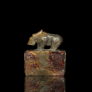 Sello de jade amarillo 