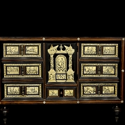 Bargueño de madera de fabricación valenciana, s.XX
