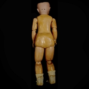Muñeca de porcelana, serie de exportación D. E. P., Alemania, c. 1895-1905