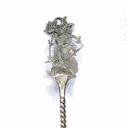 Utensilios de metal plateado, Indonesia, S.XIX - XX - 1