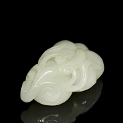 Figura de jade blanco