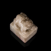 Carved jade ‘Beast’ seal, Ming dynasty