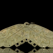 Large jade plaque “Fishes”, Qing dynasty - 3