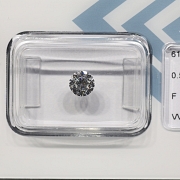 Diamante natural en talla brillante, 0.54 ct, certificado IGI