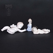 Tres figuras del pesebre
