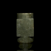 Cong de jade tallado, cultura Qija