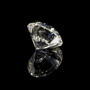 Diamante natural en talla brillante, 2.01 ct, certificado HRD