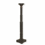 Carved wooden pedestal, 19th century - 2