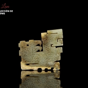 Placa de jade amarillo