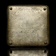 Large glass and bronze writing desk, 18th century - 6