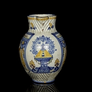Ceramic jug ‘Virgen del Prado’ Talavera, 19th century